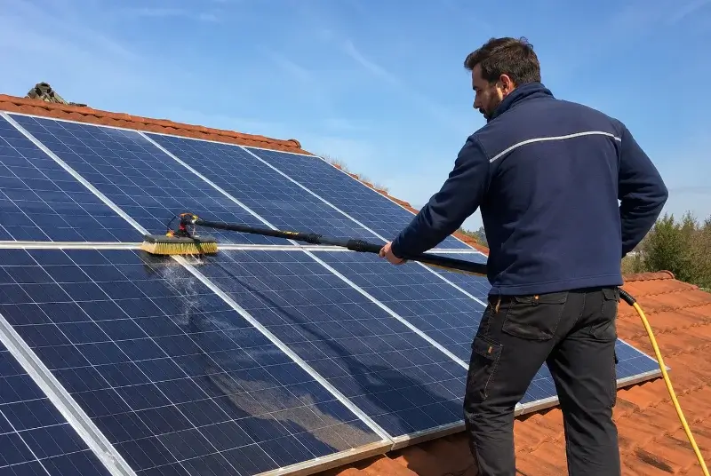 Nettoyage et entretien de panneaux solaires à Bayon-sur-Gironde